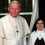 Saint John Paul II and Sister Lucia