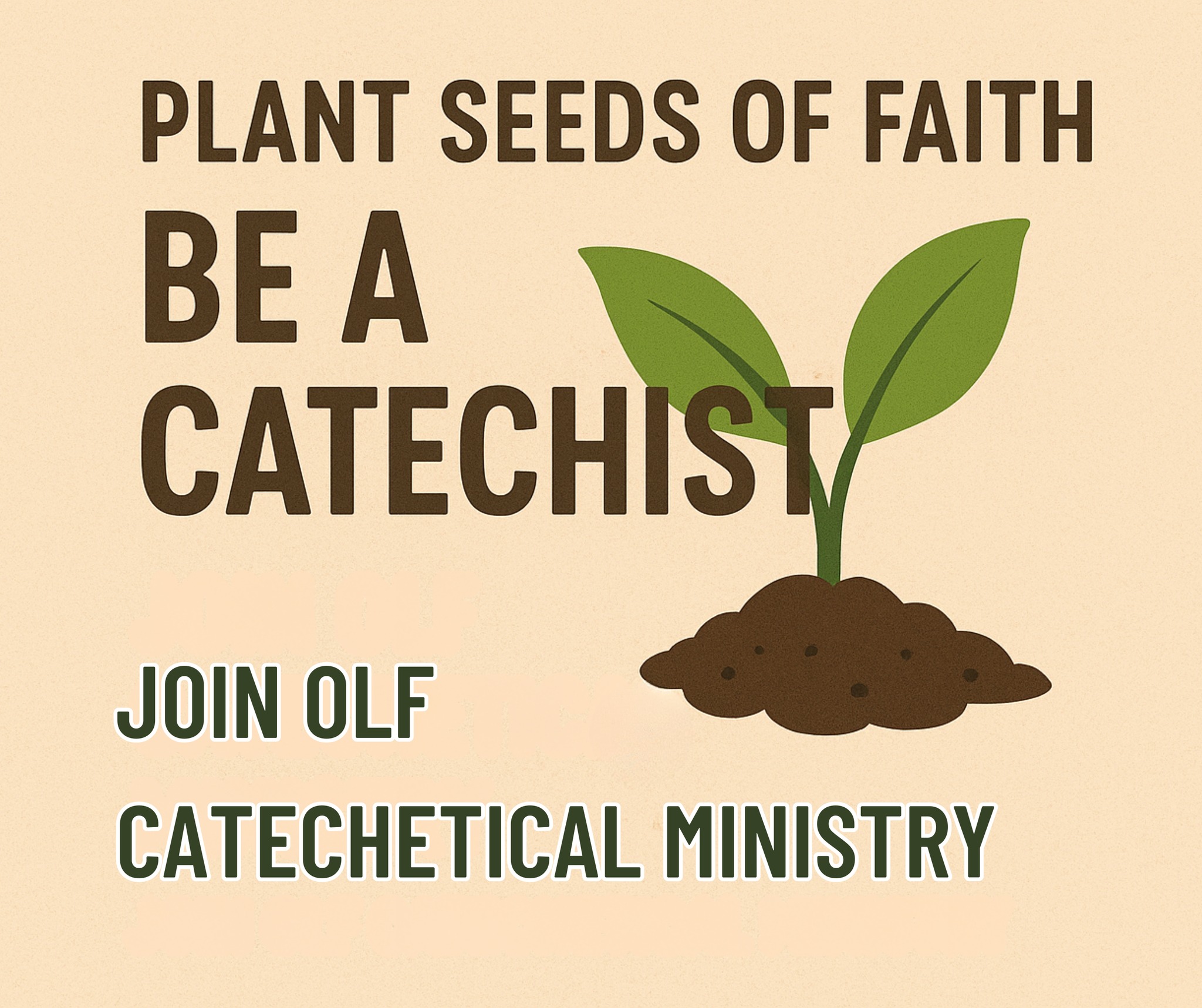 🌱 COME, PLANT THE SEEDS OF FAITH 🌱