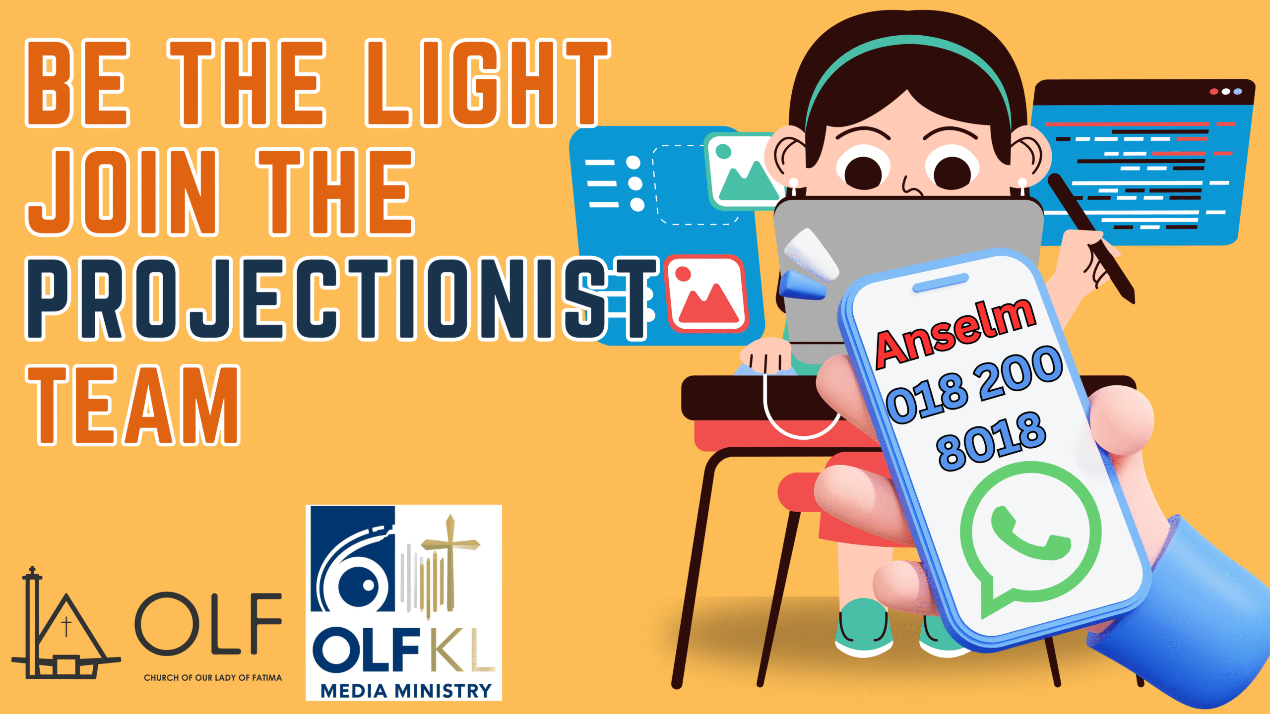 We NEED volunteers !