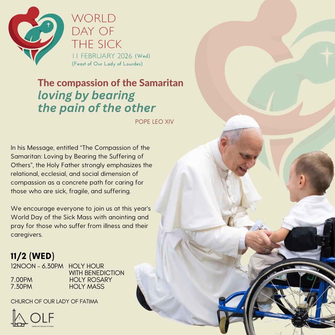 World Day of the Sick | 11 Feb 2026 (Wed)