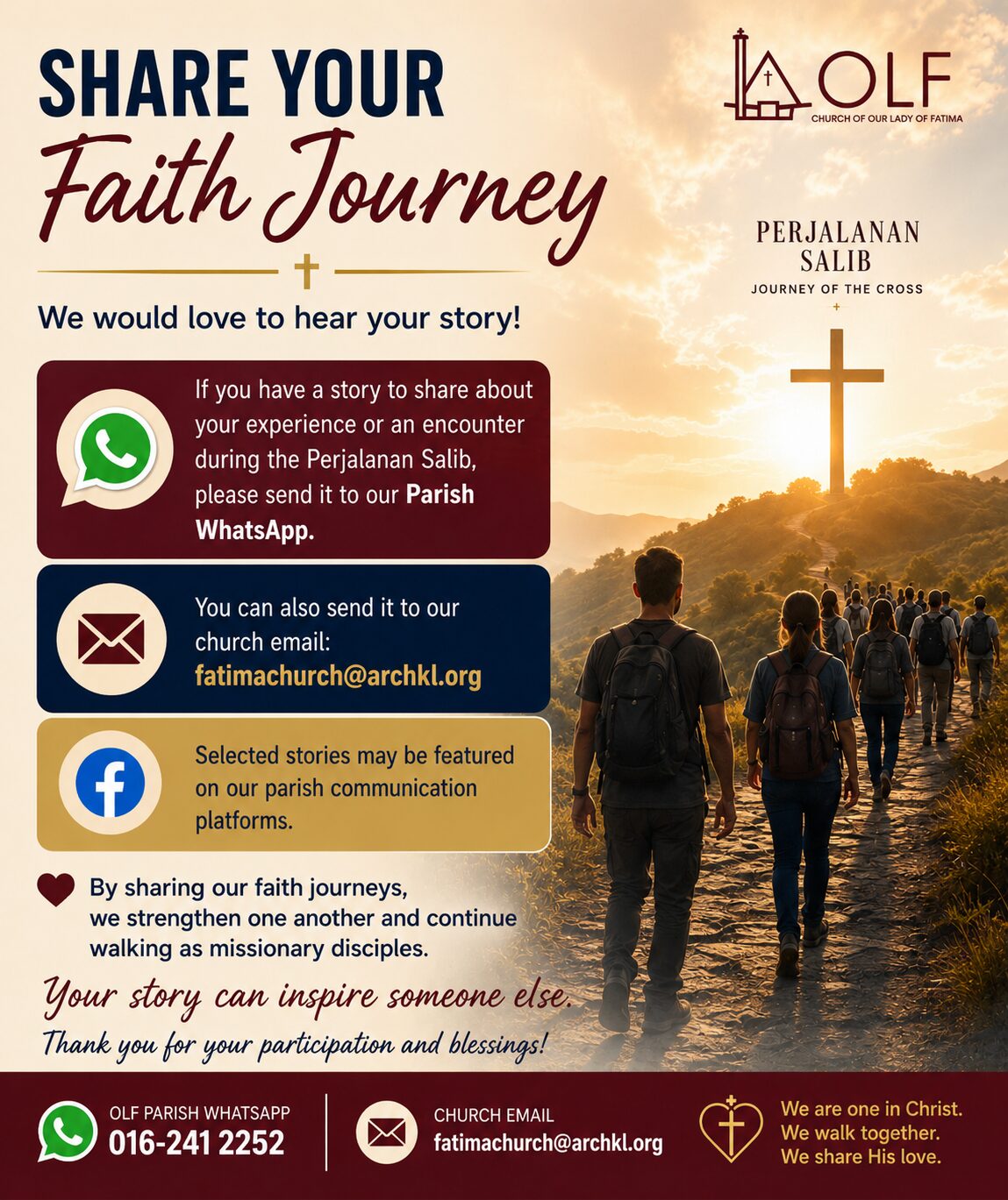 Share Your Perjalanan Salib Story