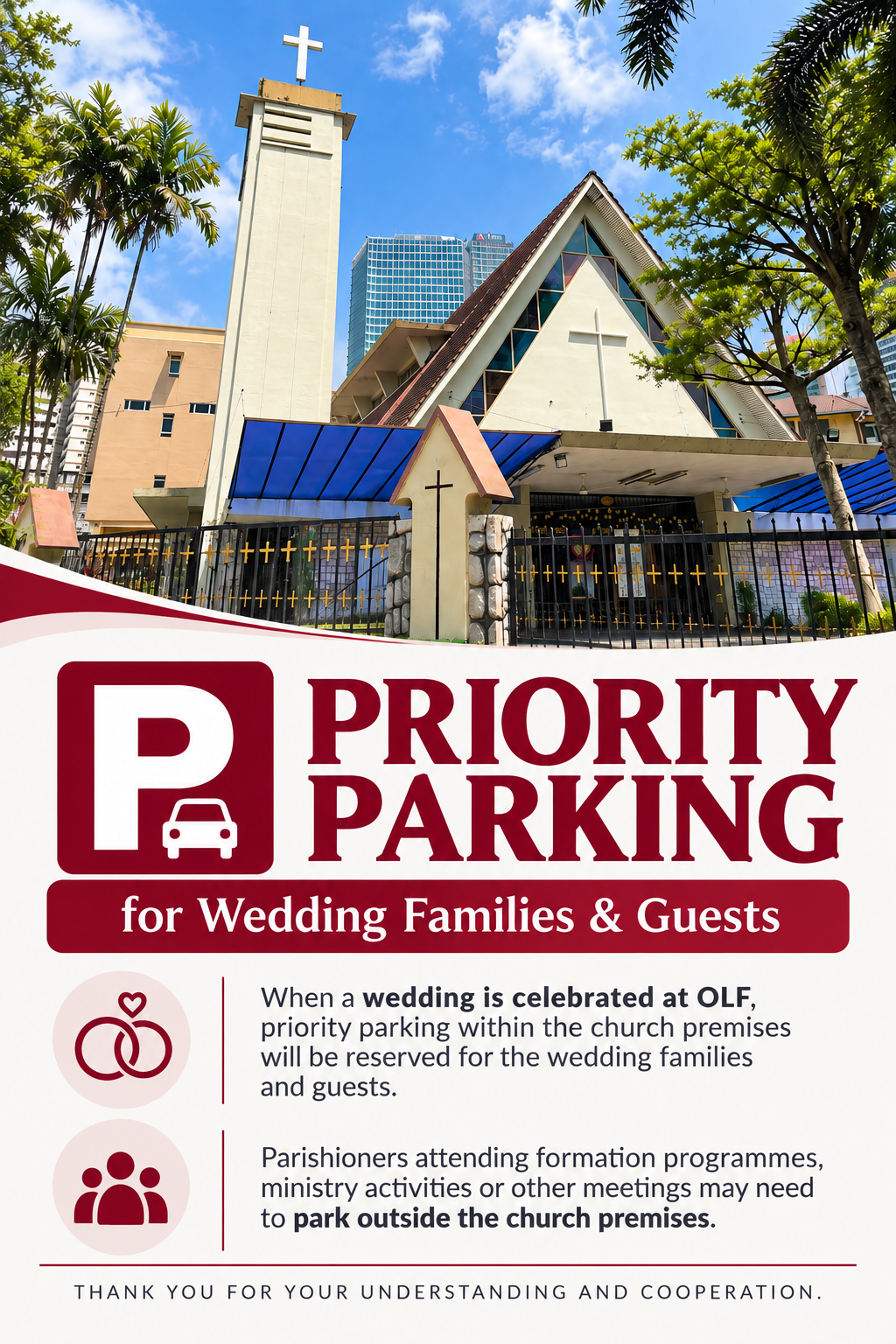 Priority Parking on Wedding Days